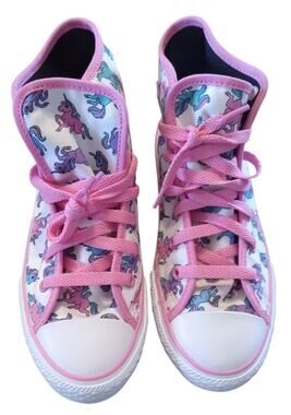 Girls Custom Made Unicorn High Top Converse Sneakers Youth Size 3